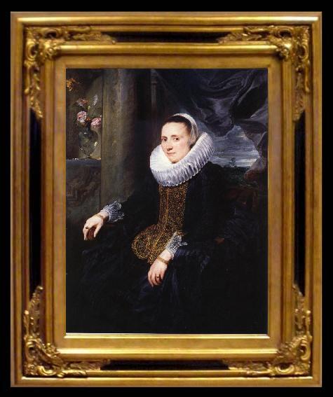framed  Anthony Van Dyck Margareta snyders, Ta010